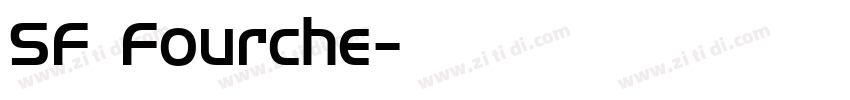 SF Fourche字体转换